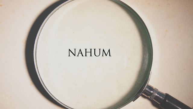 The Book of Nahum