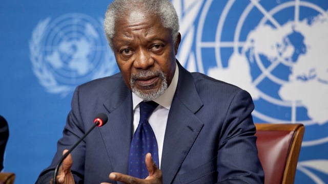 Kofi Annan: A Man of Peace Who Couldn’t Bring Peace