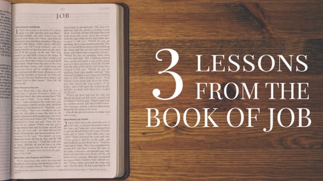 Three Lessons From the Book of Job