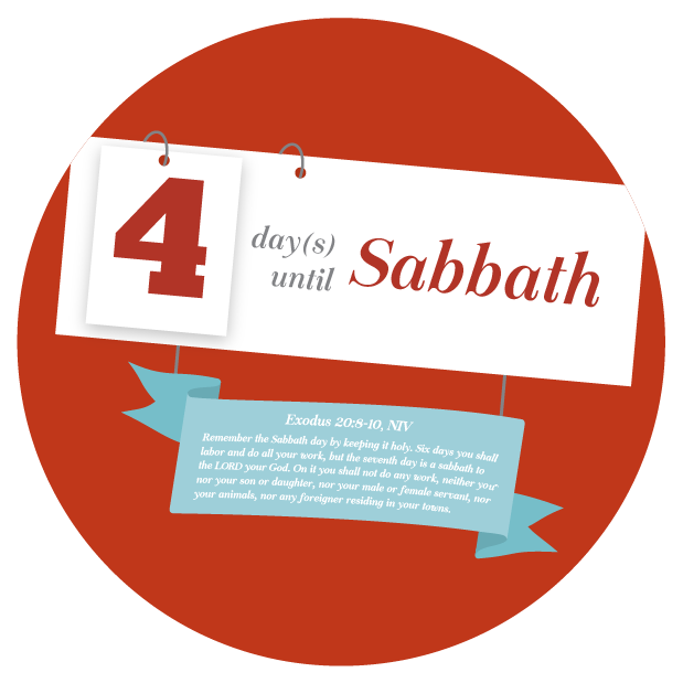 Sabbath Countdown Flip Chart