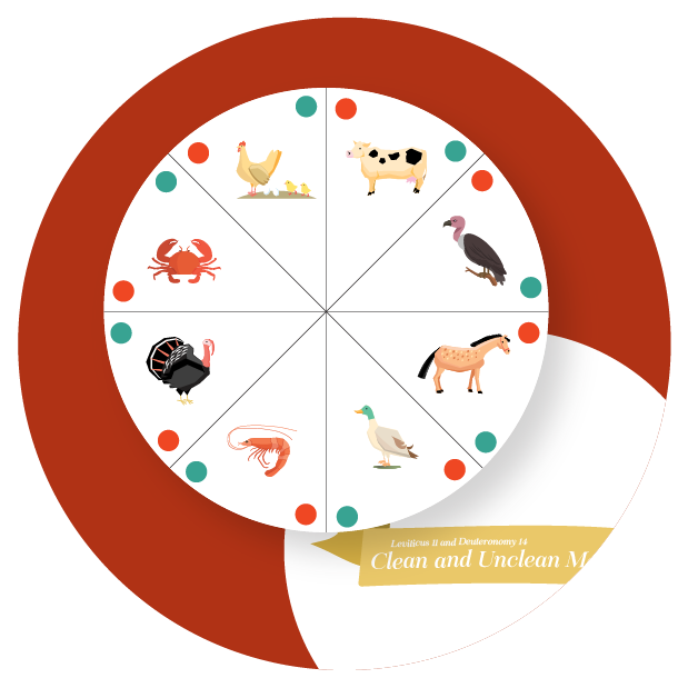 Clean and Unclean Meats Wheel