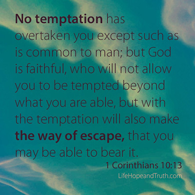 No Temptation Beyond What You Are Able